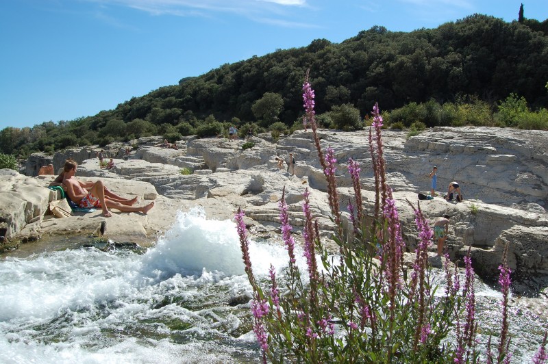 Camping Les Cascades - les Cascades du Sautadet soleil