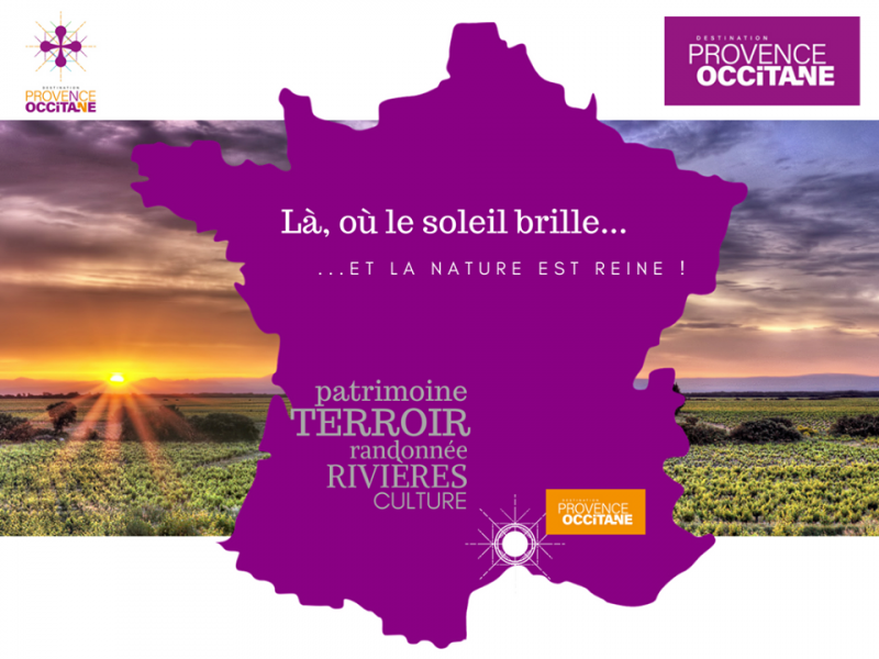 Carte France Provence Occitane avec Photo