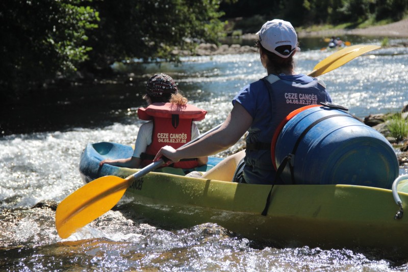 Ceze canoe famille