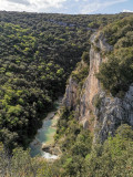 Vue depuis le belvédère des concluses de Lussan