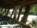Vue terrasse Guinguette la Frigoulette