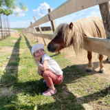 petite fille poney