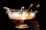 Les bouteilles du domaine dans un sceau