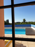 Vue sur la piscine