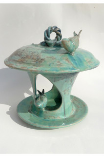 mangeoire en grès par la Poterie de Roquepertuis
