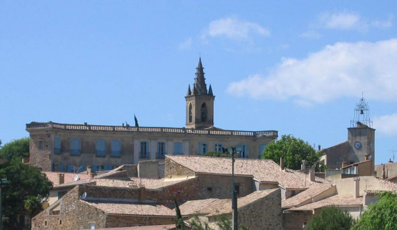 Vue des toits du village de Gaujac