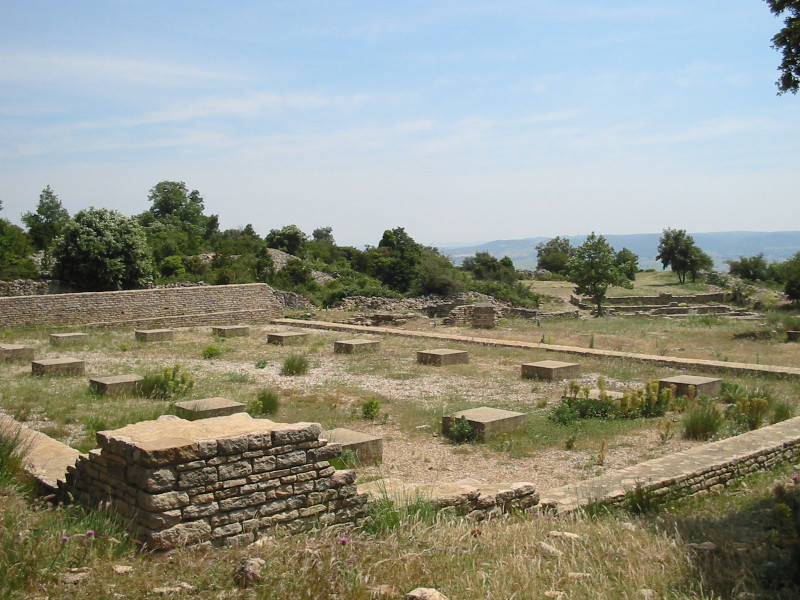 Ruines gallo romaines du Camp de César