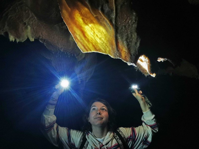 Grotte Forestière lampes au carré