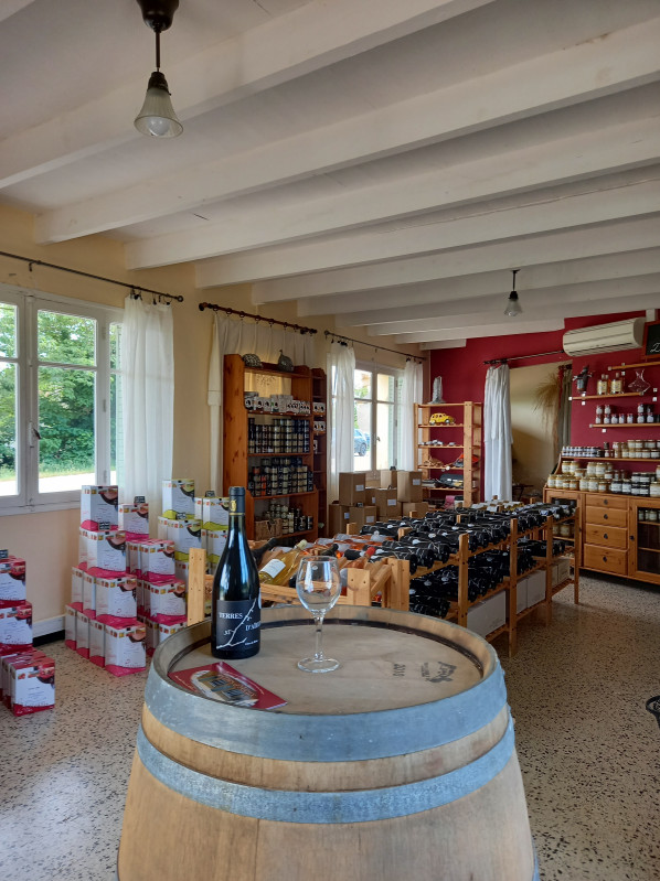 Dégustation au caveau Terre d'Aïeux
