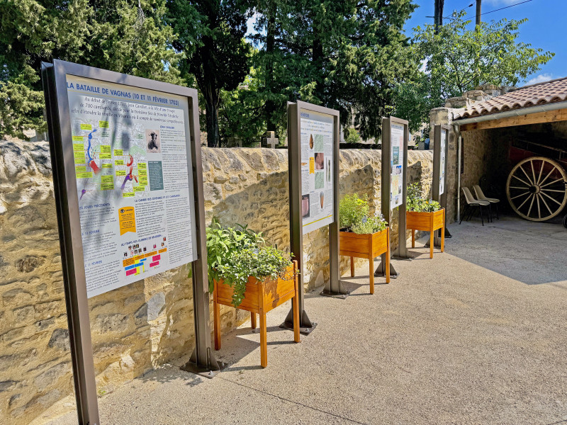 Vue du patio extérieur