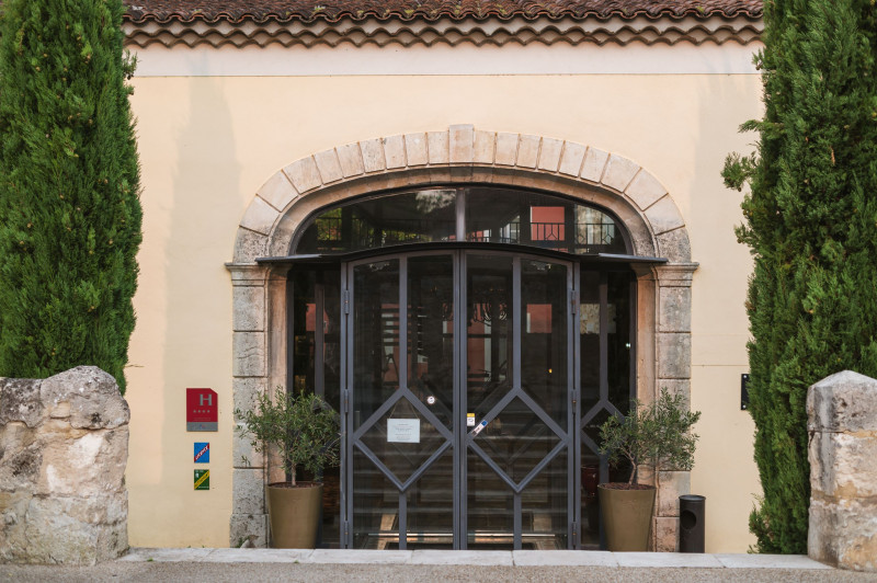 Entrée réception de l'hôtel