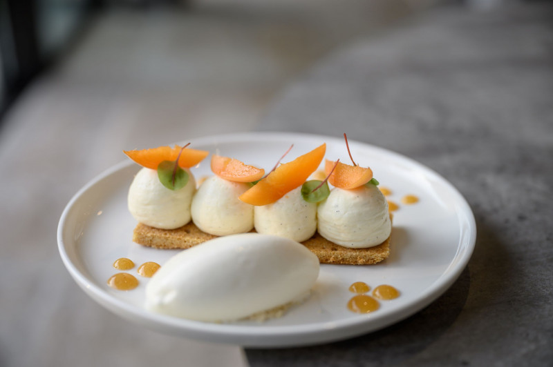 Plat par le chef Christin