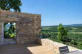 Terrasse privative avec vue dégagée
