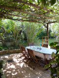 Terrasse privative ombragée