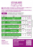 Programme des balades nature 2024
