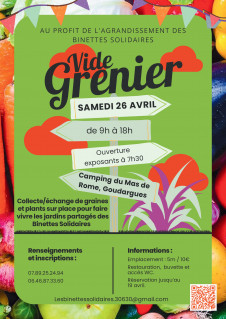 Vide grenier des binettes solidaires_Goudargues