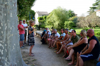 Visite guidée de Goudargues dans le cadre des pots d'accueil de Goudargues