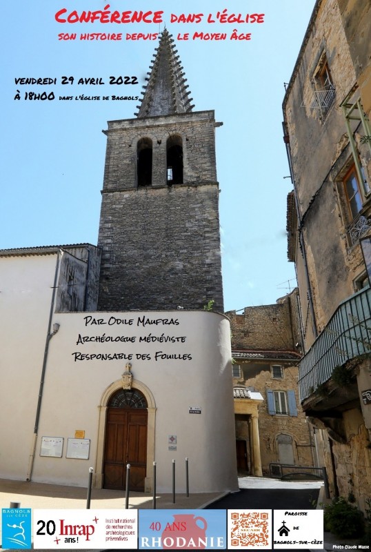 Affiche conférence Bagnols sur Cèze