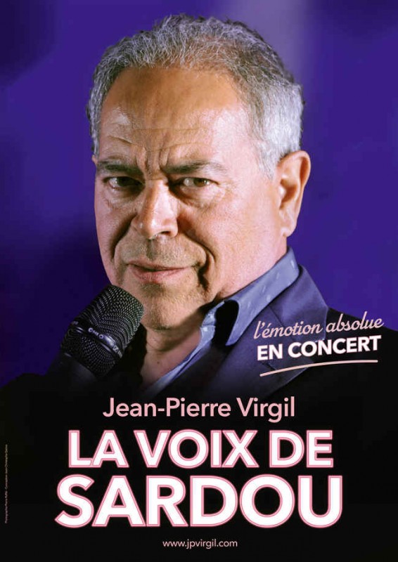 Affiche du concert Jean Pierre Virgil : la voix de sardou