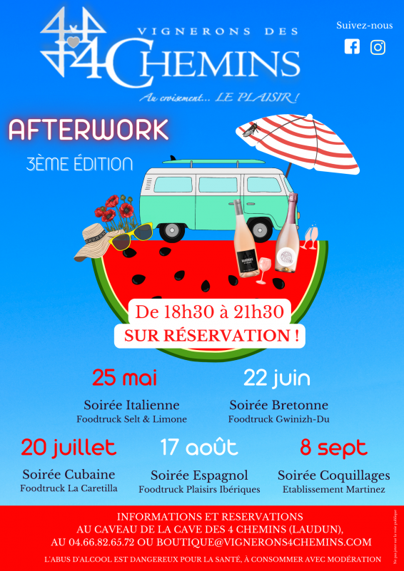 Afterwork Vignerons des 4 chemins