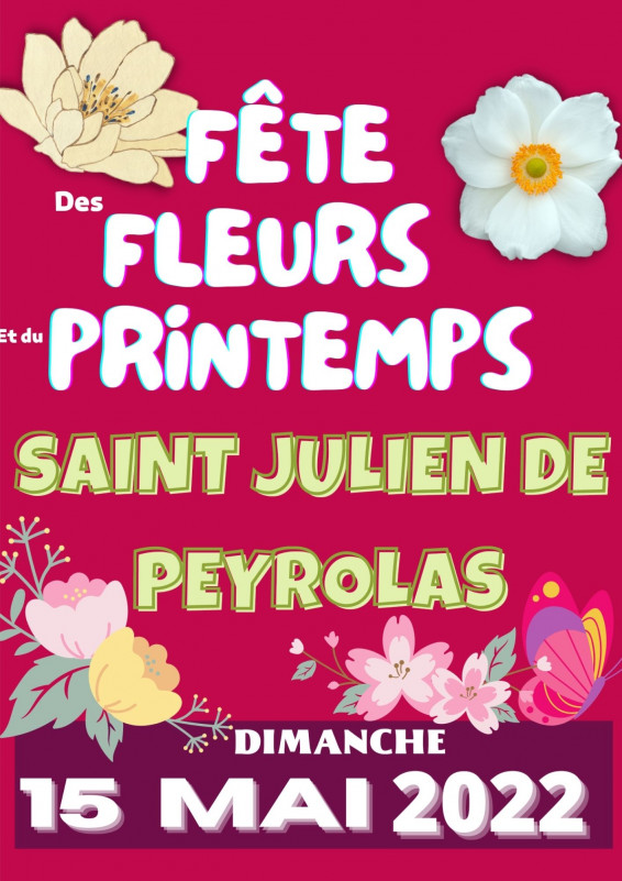 Fête des Fleurs et du printemps St Julien de Peyrolas