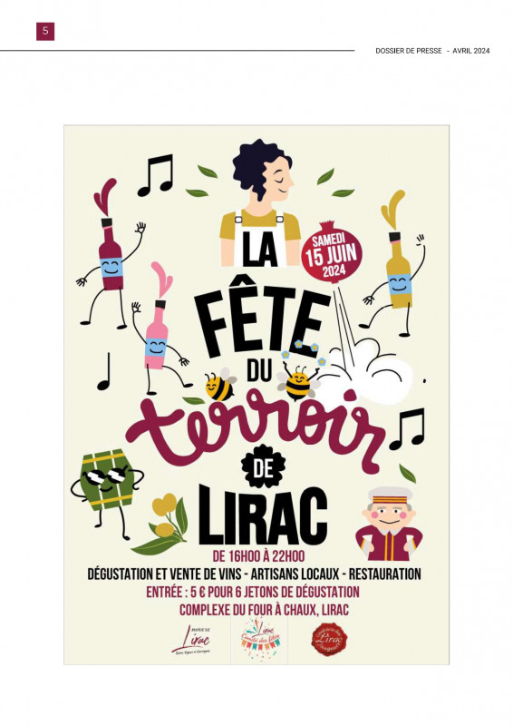 la fête du terroir à Lirac