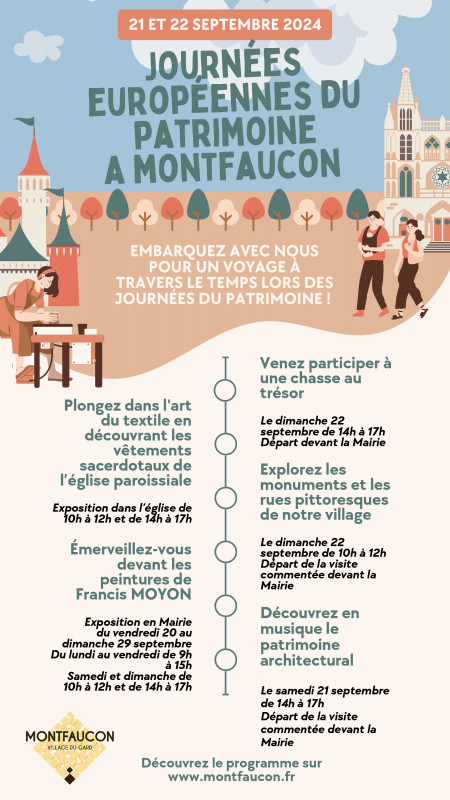 Chasse au trésor à Montfaucon pour les journées du patrimoine