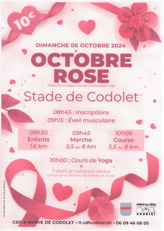 octobre rose à Codolet