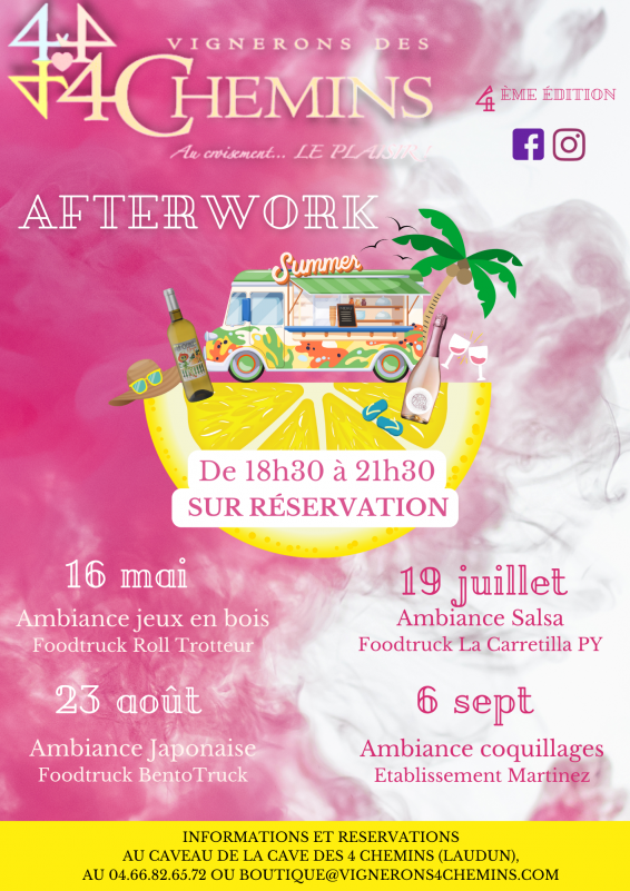 Afterwork à la Cave des 4 chemins