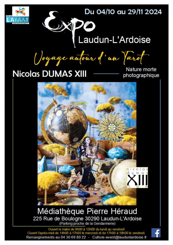 Exposition photos de nature mortes autour du tarot