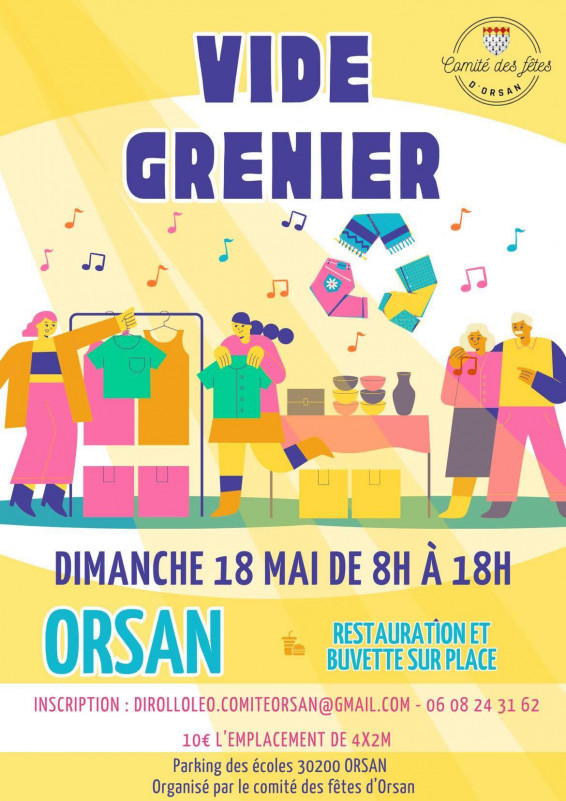 Vide grenier à Orsan_Orsan