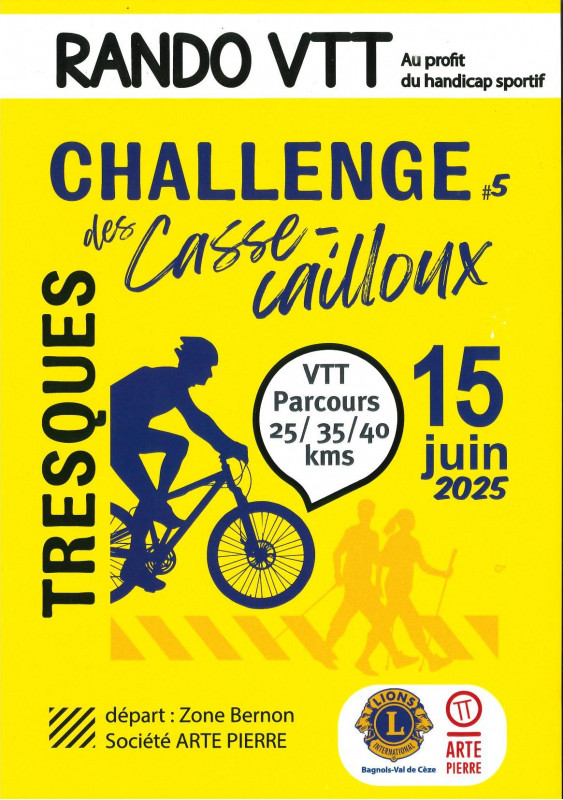 Randos vtt au profit du handicap sportif