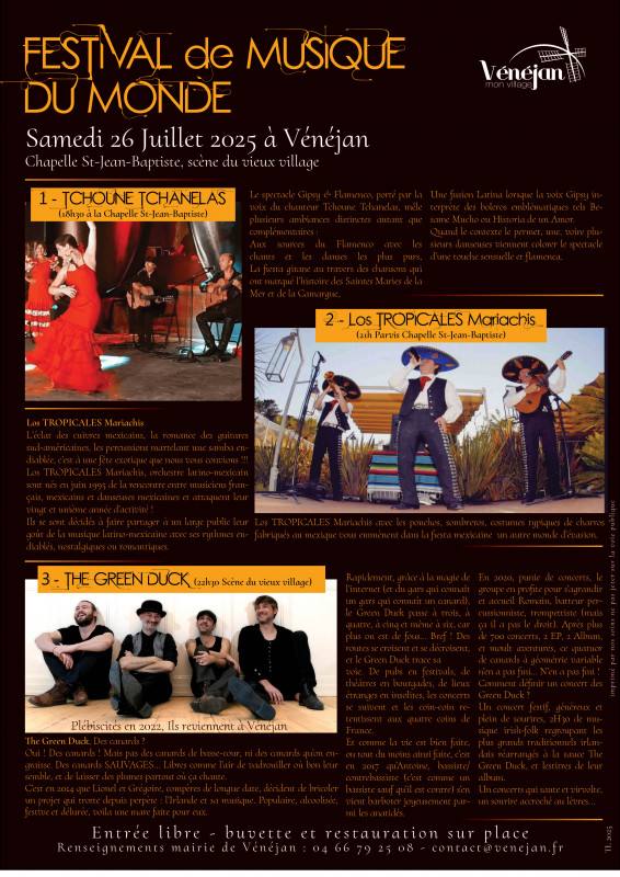 Festival Musiques du Monde_Vénéjan