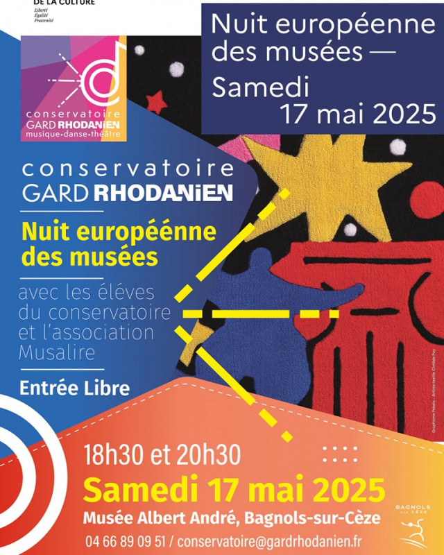 Nuit européeene des musées au conservatoire_Bagnols-sur-Cèze