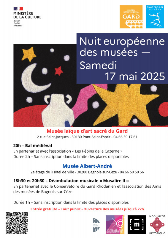 La nuit européennes des musées au musée Albert André_Bagnols-sur-Cèze