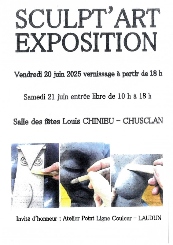 Sculpt'art exposition_Chusclan