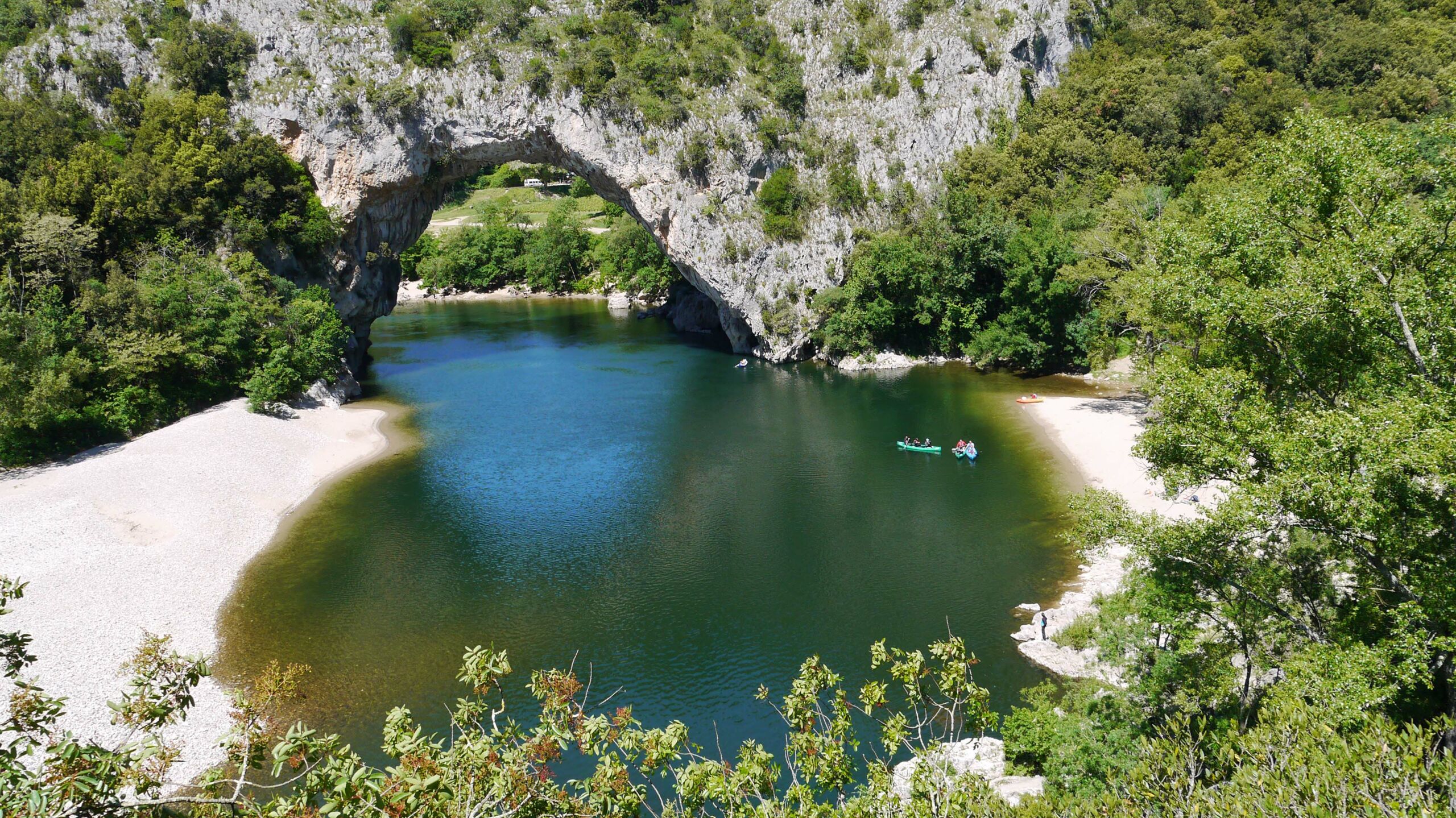 Inspirations en Provence Occitane - Pont d'arc dans les gorges de l'ardèche