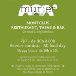Restaurant le Mûrier - Affiche