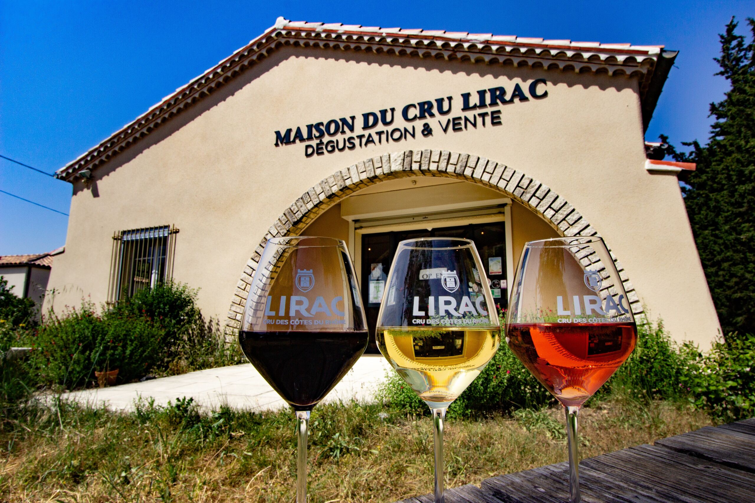 Façade Maison de Cru LIrac