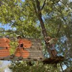 Accroche aventure - palissade en bois