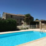 Piscine chauffée du Mas de Linde