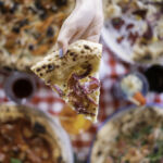 Pizzas au restaurant