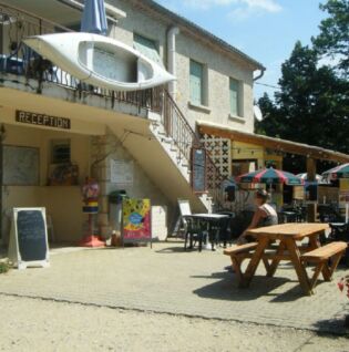 Entrée du camping