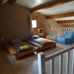 Chambre en mezzanine avec 2 lits simples