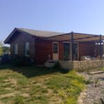 Vue du chalet au calme