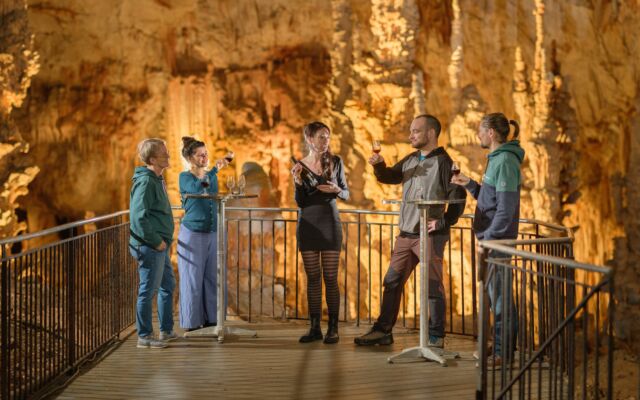 Dégustation 50 m sous terre