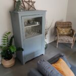 Coin séjour avec décorations