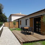 Terrasse privative et vue sur la jardin