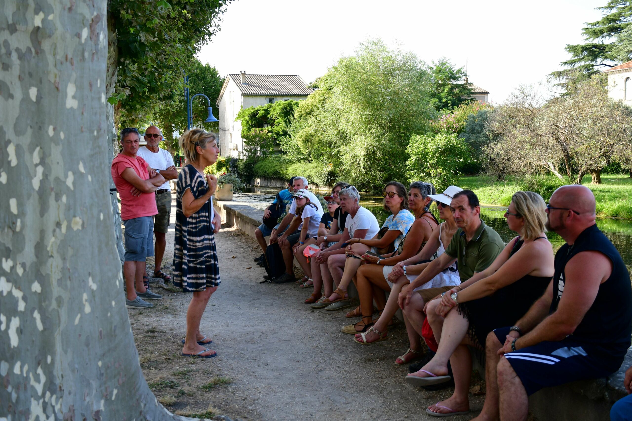 Visite guidée de Goudargues dans le cadre des pots d'accueil de Goudargues