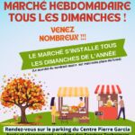 retrouvez vos producteurs et commerçants préférés sur le marché du dimanche à St Laurent des Arbres en Provence Occitane